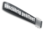 ganzjährig geöffnet